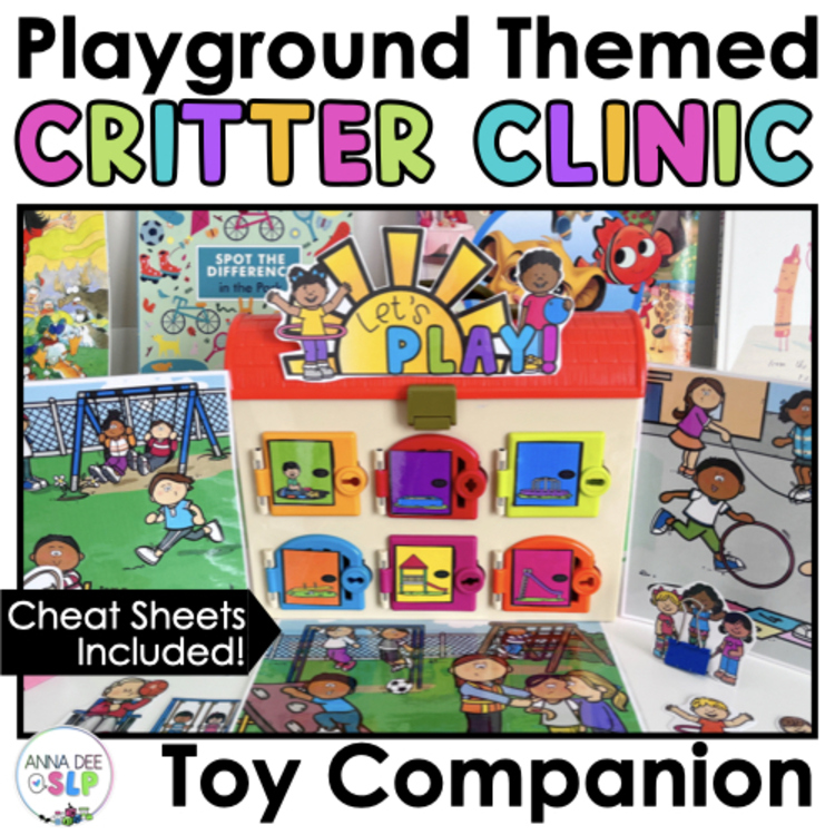 Playground Critter Clinic speech therapy toy companion