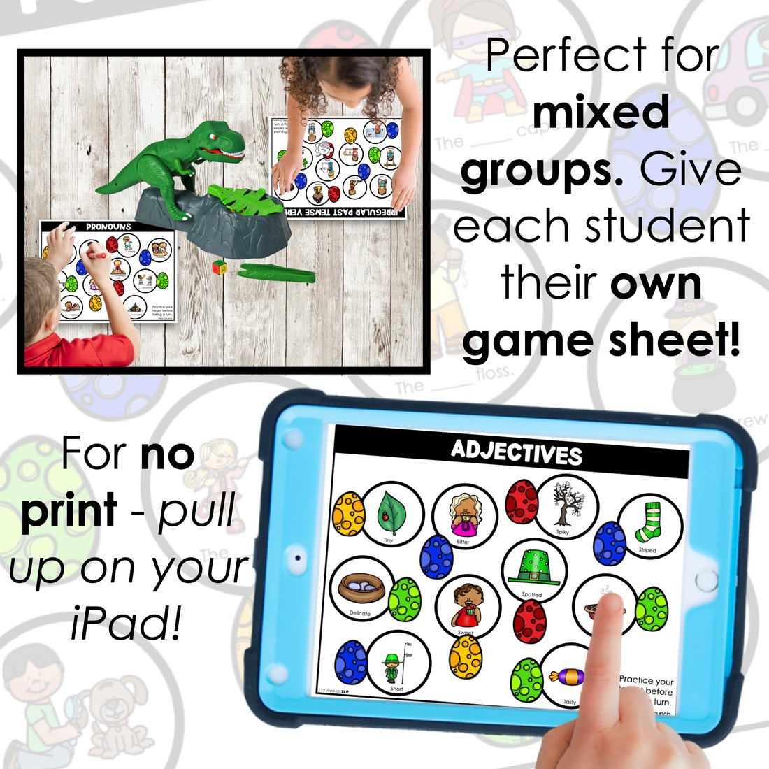 Dino Crunch game companion for speech therapy – image 3