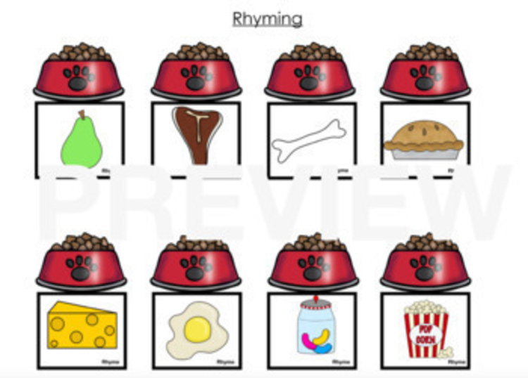 Pet Phonological Awareness Sensory Bin for speech therapy – image 3