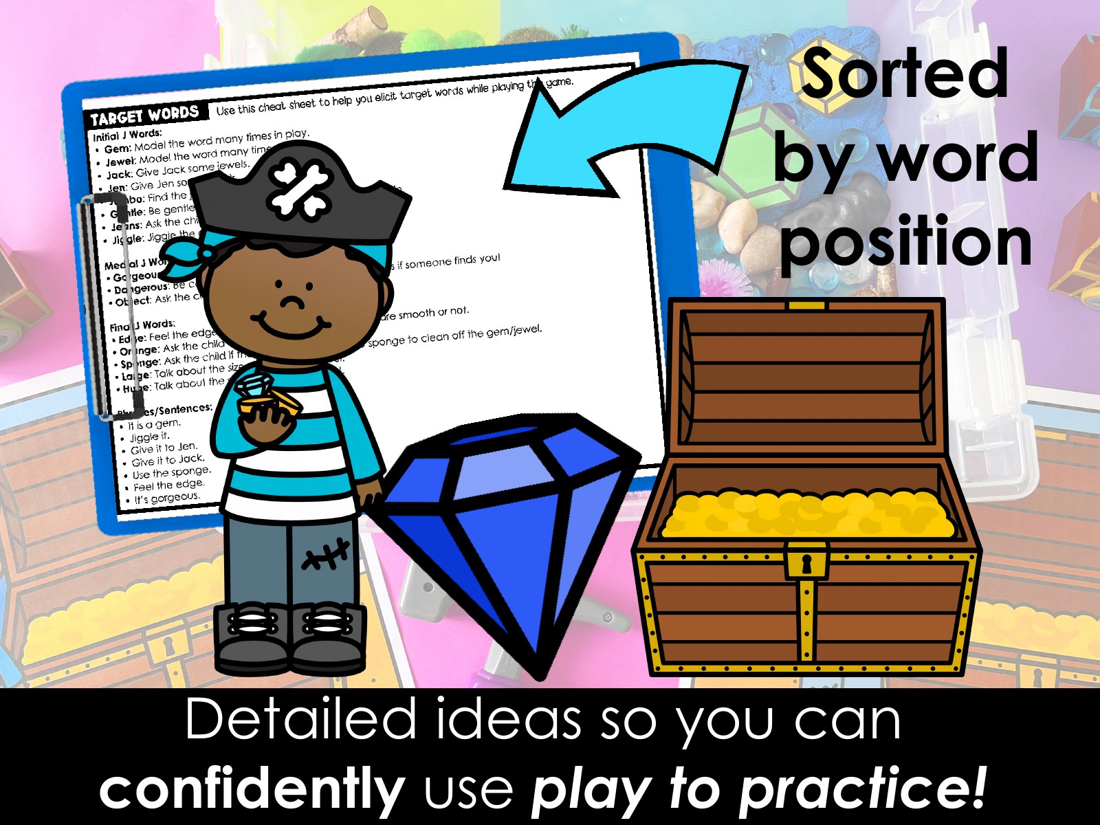 J Articulation Sensory Bin for speech therapy preview page 5