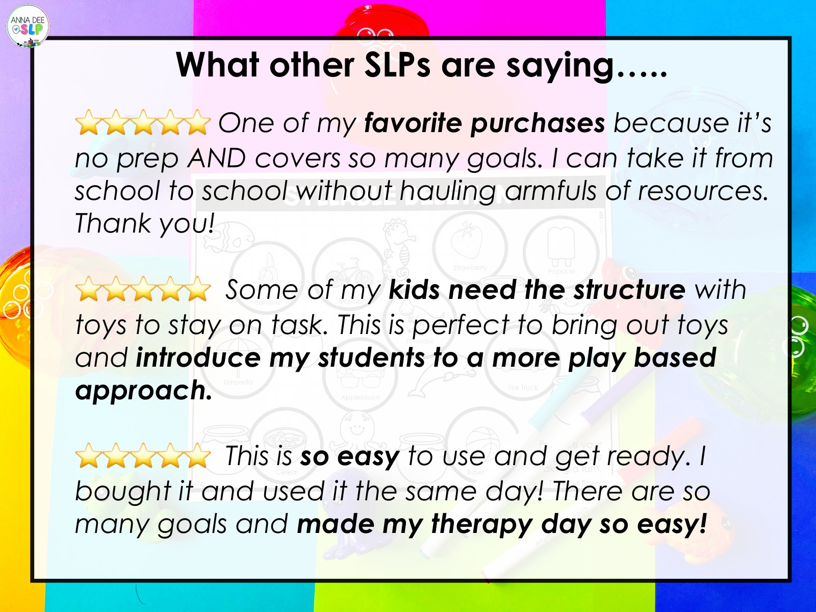 Fishbowl Friends Toy Companion for speech therapy preview page 8