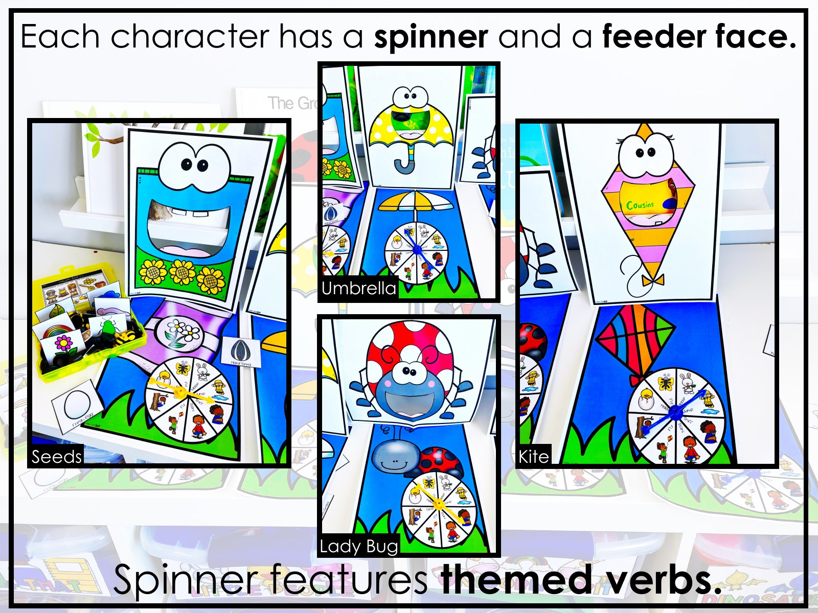 Spring Interactive Feeding Game for speech therapy preview page 5