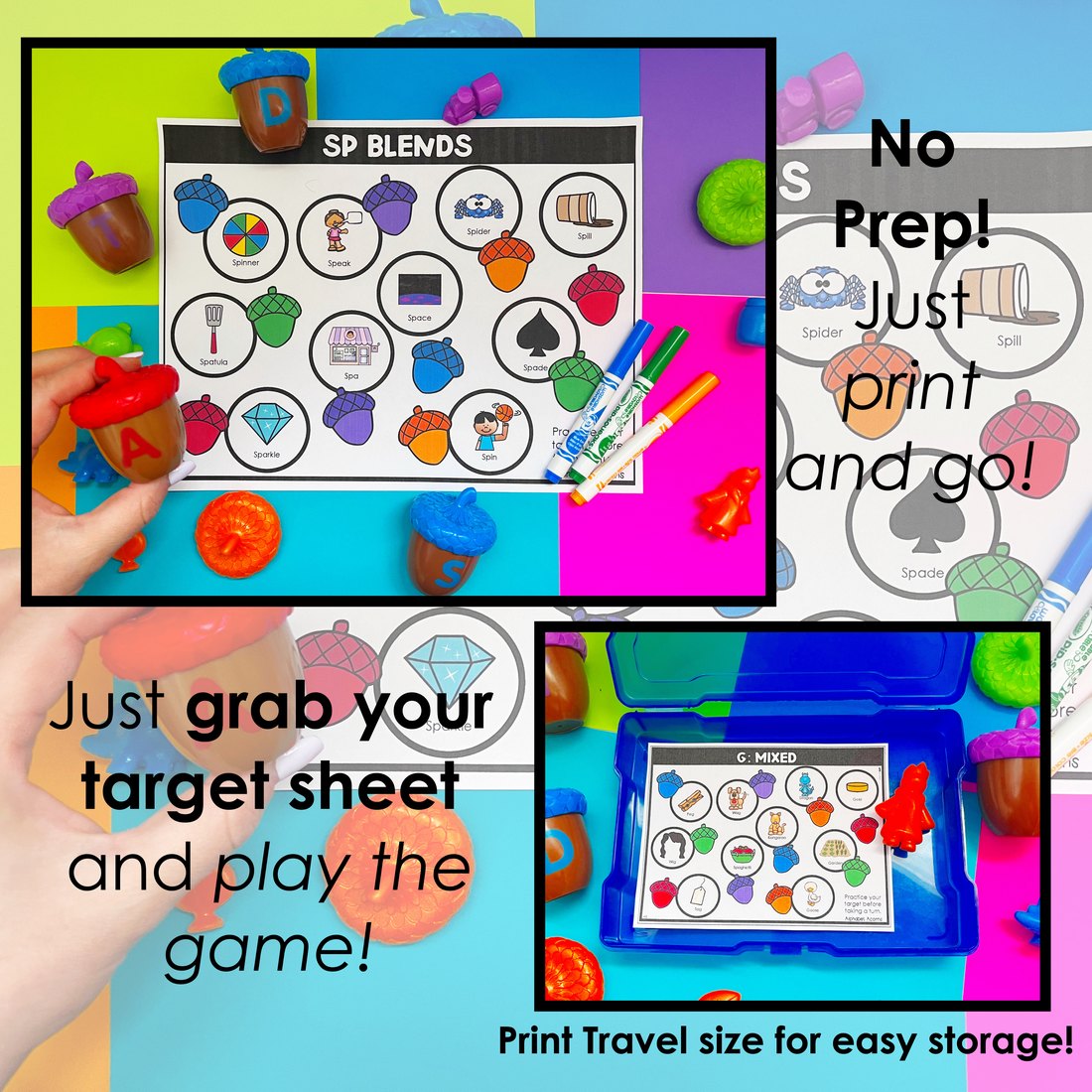 Alphabet Acorns Toy Companion for speech therapy – image 2