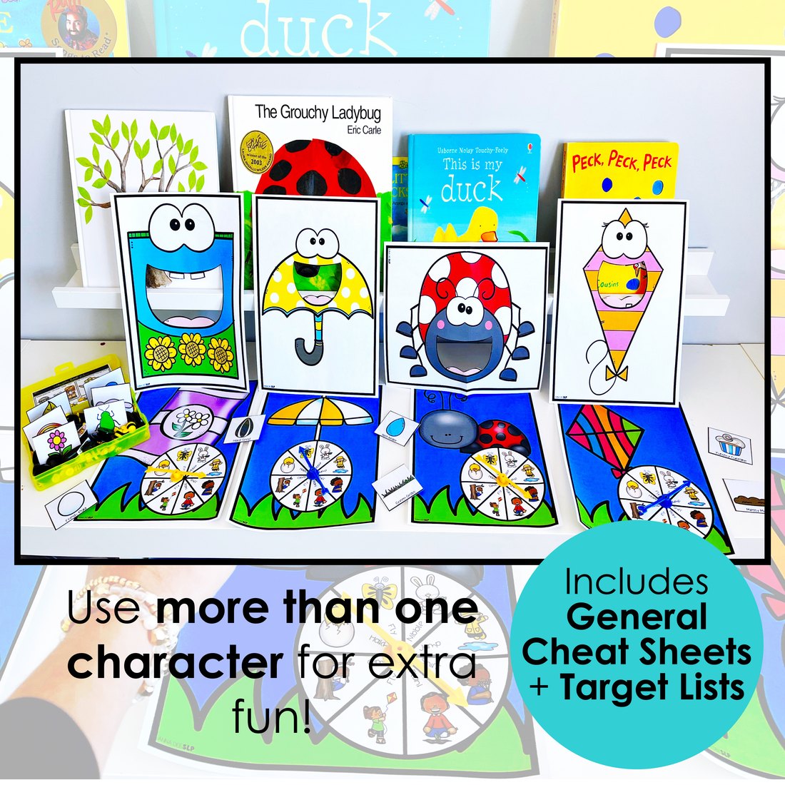 Spring Interactive Feeding Game for speech therapy – image 4