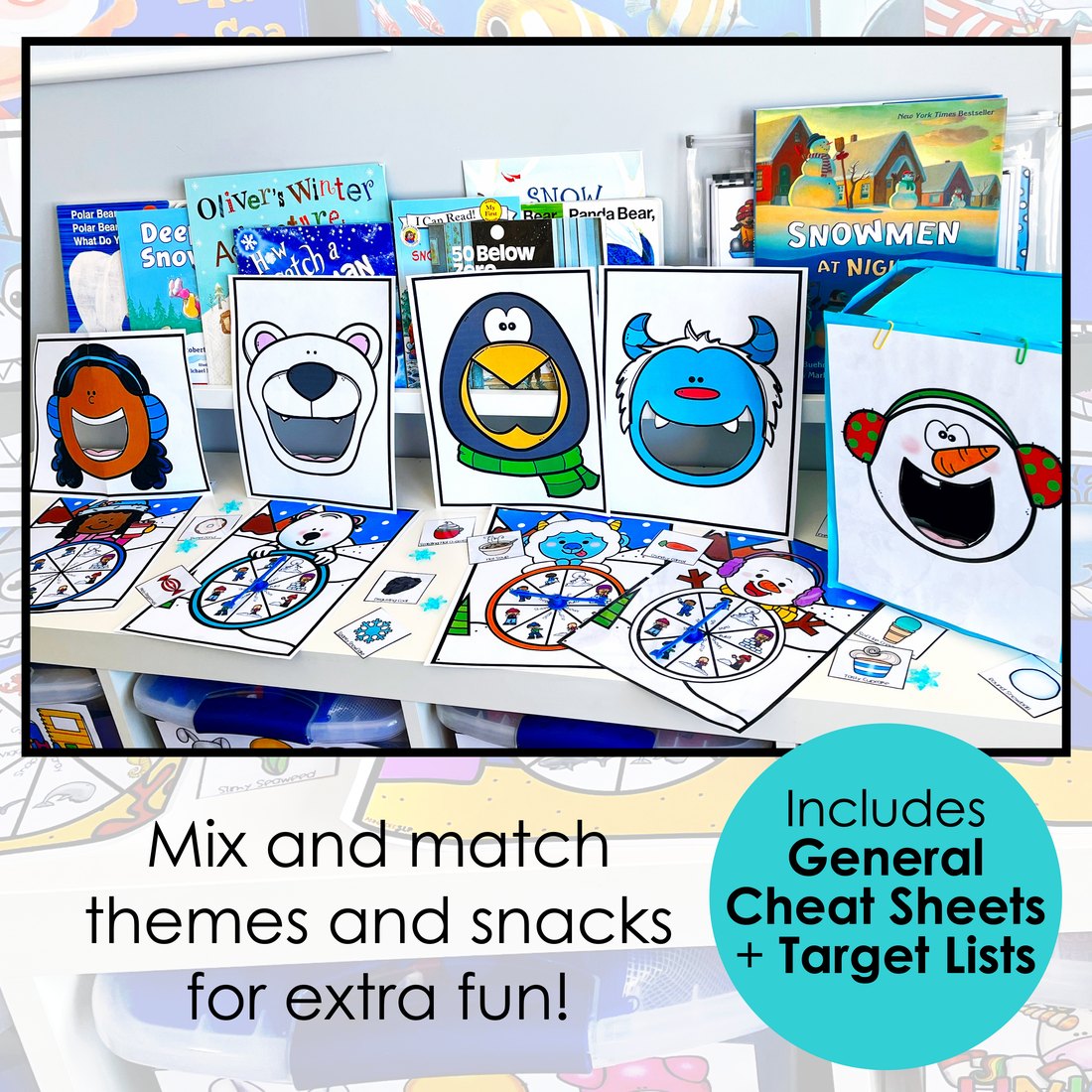 Interactive Feeding Games Bundle for speech therapy – image 4