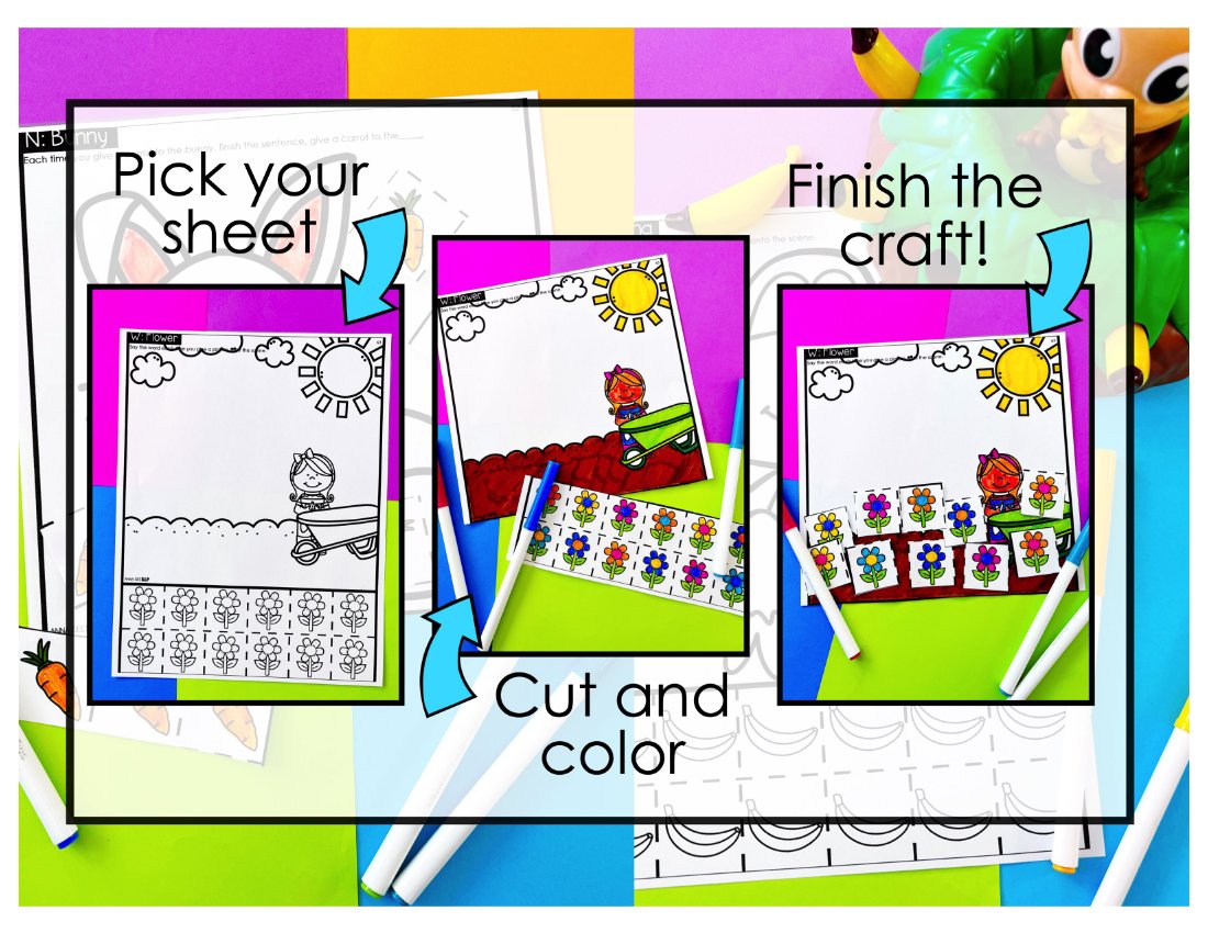 Early Sounds Craft Sheets for speech therapy preview page 2
