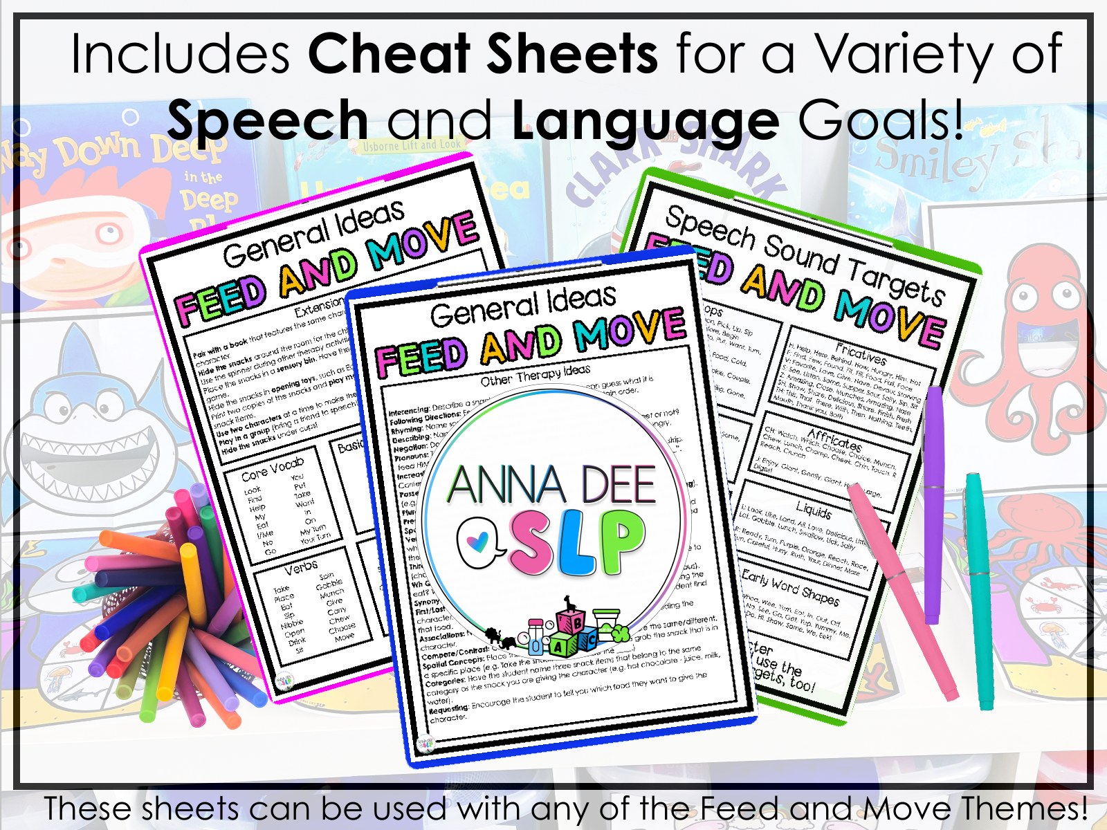 Ocean Interactive Feeding Game for speech therapy preview page 6