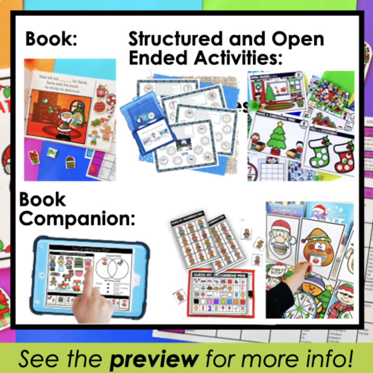 Christmas Activities Bundle for speech therapy – image 4