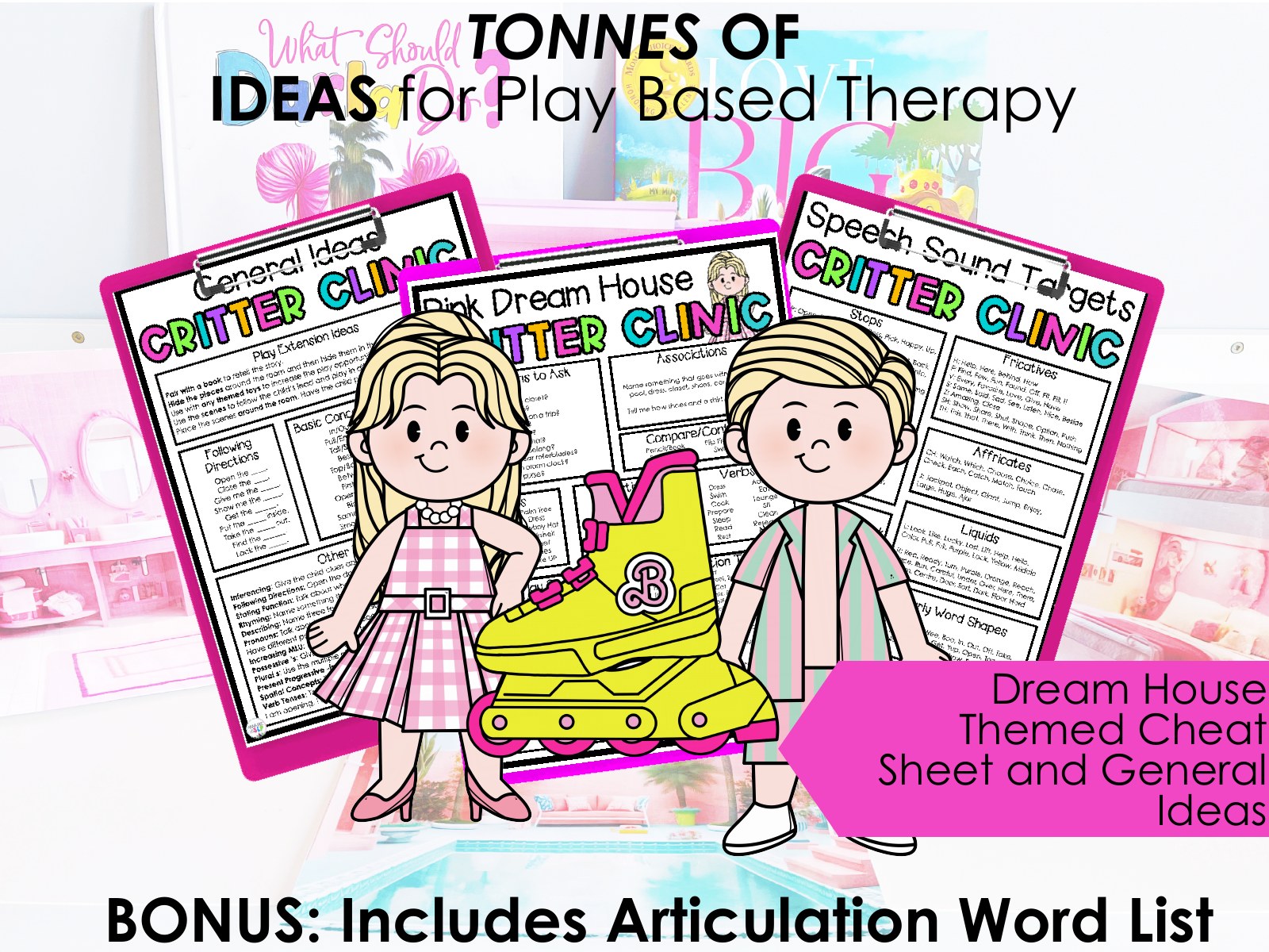 Pink Dream House Critter Clinic speech therapy toy companion – image 4