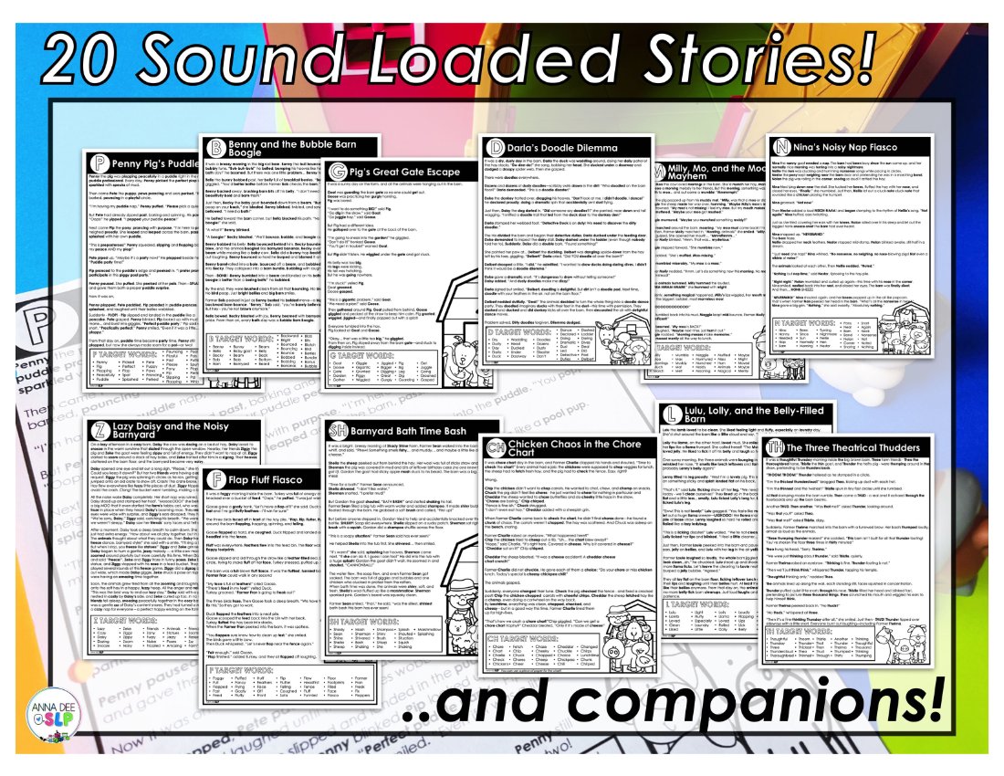20 Sequencing Stories for speech therapy preview page 3