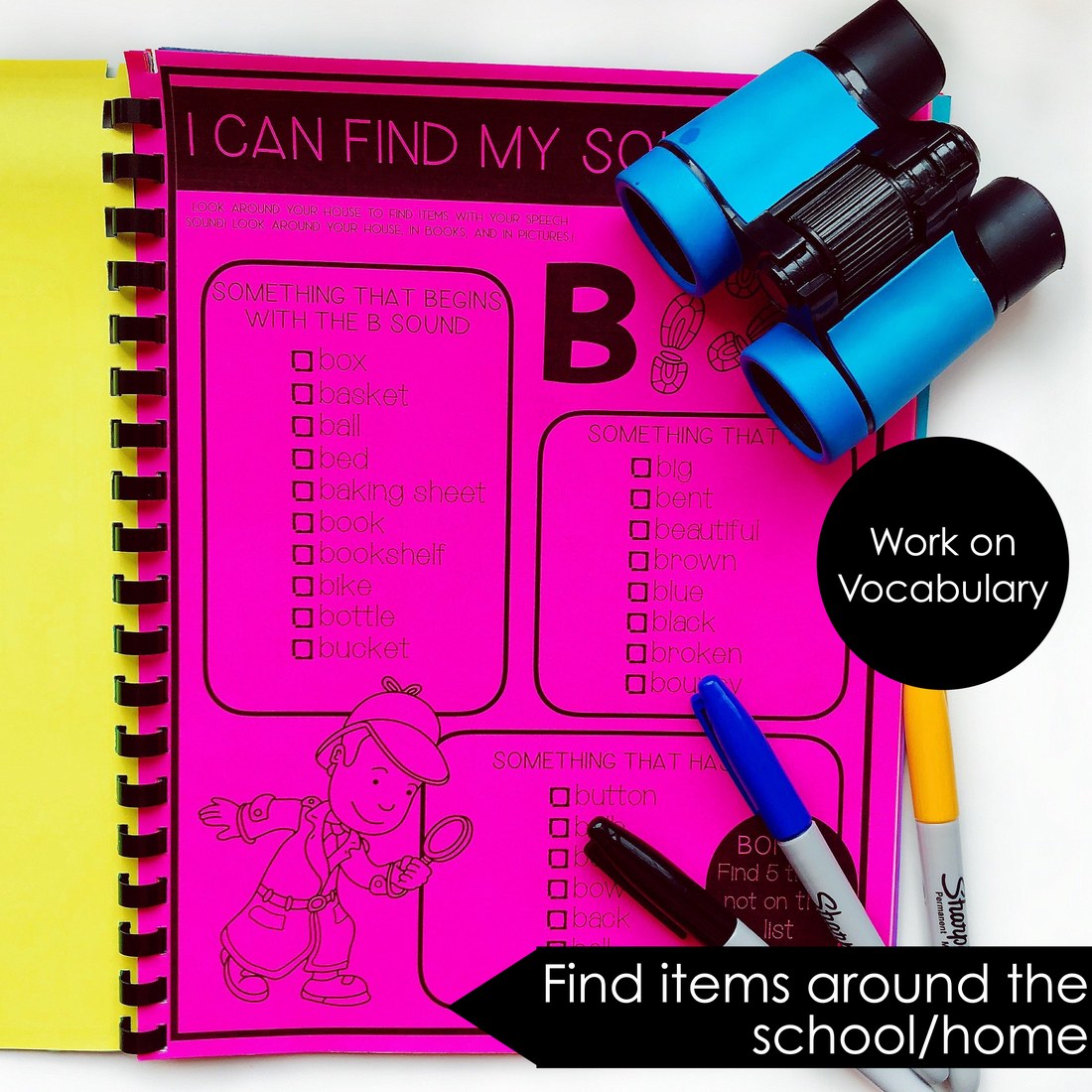 Articulation Scavenger Hunt for speech therapy – image 2