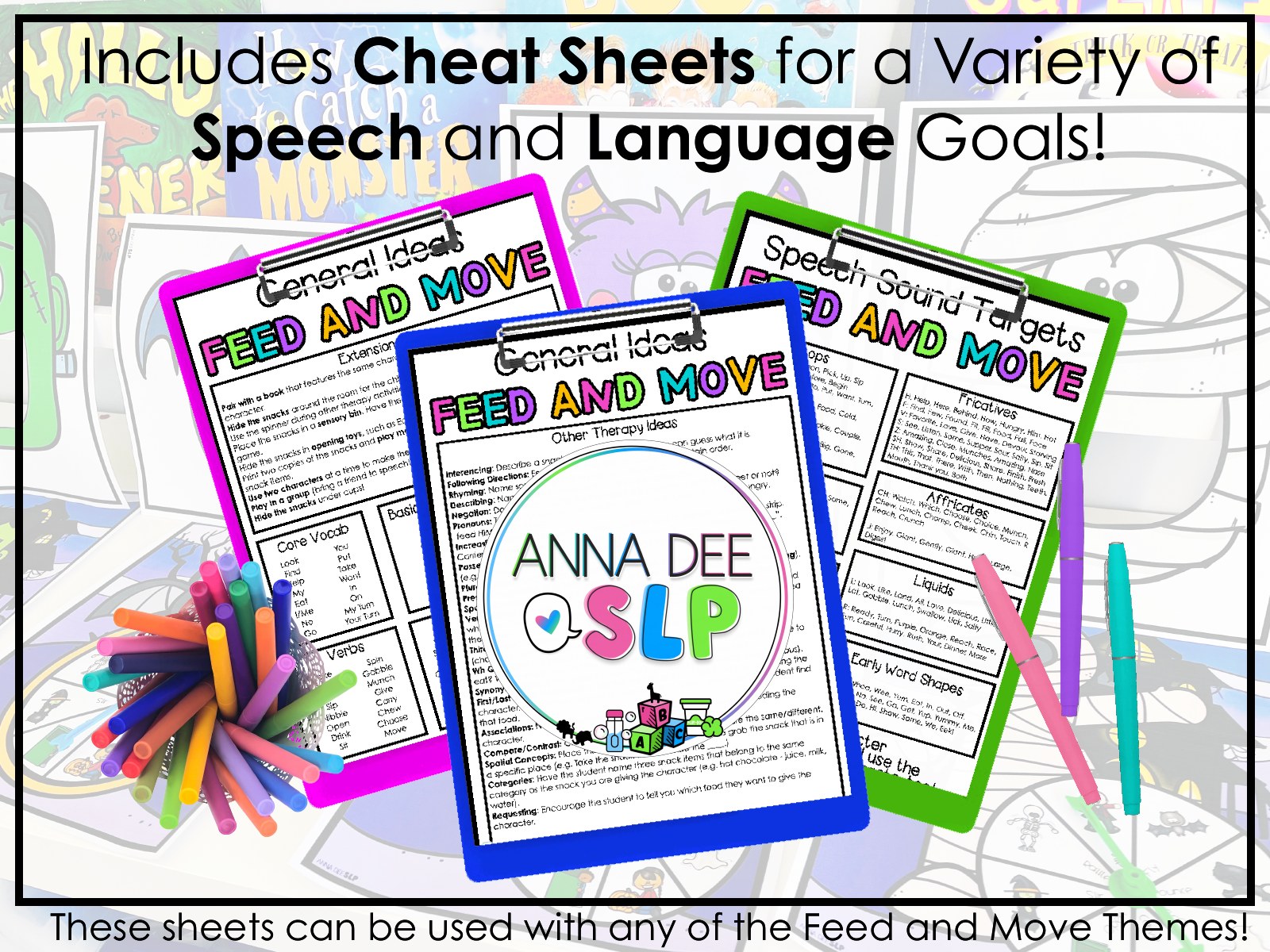 Halloween Interactive Feeding Game for speech therapy preview page 6