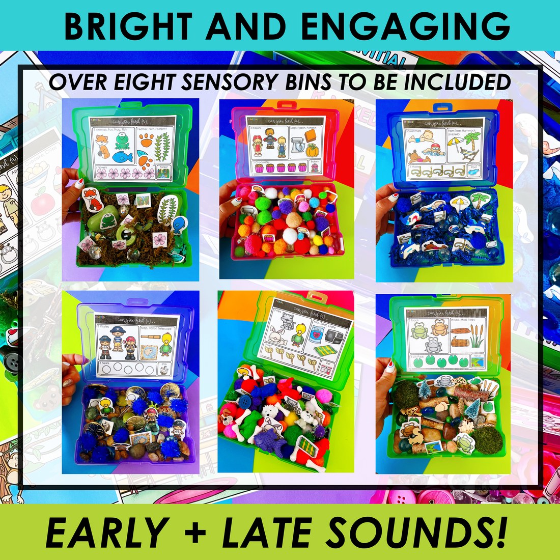 Articulation Sensory Bins BUNDLE for speech therapy – image 4