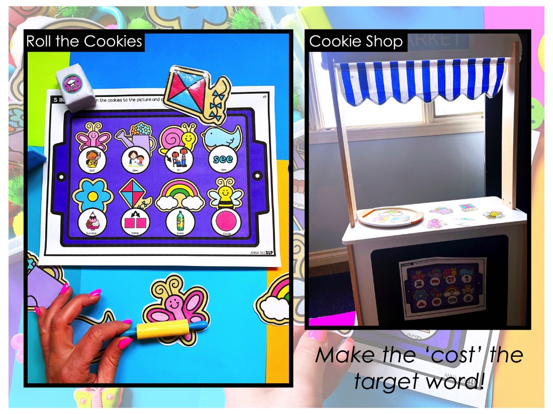 Spring say and play activity for speech therapy preview page 4