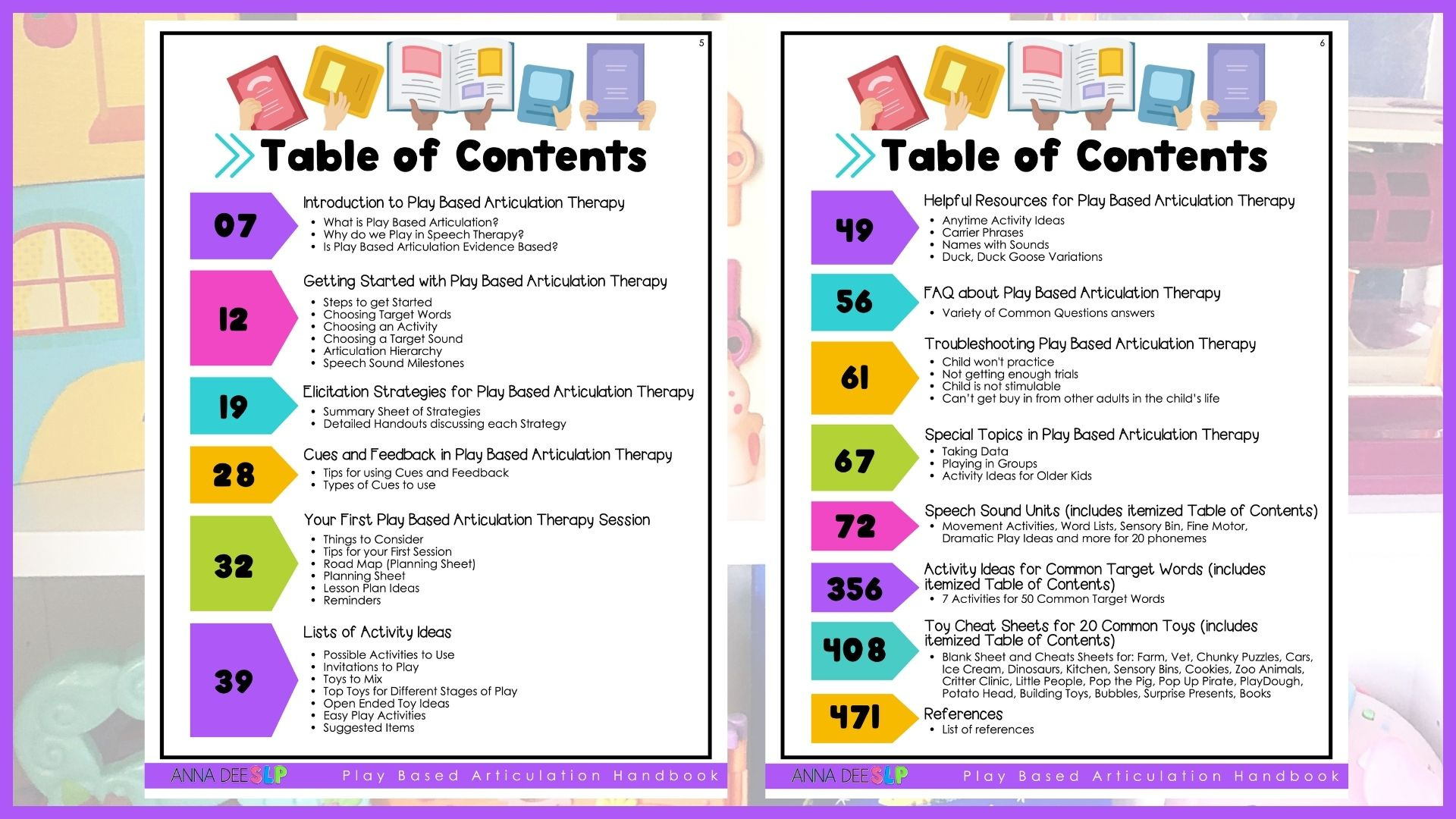 Play Based Articulation Handbook for speech therapy preview page 10
