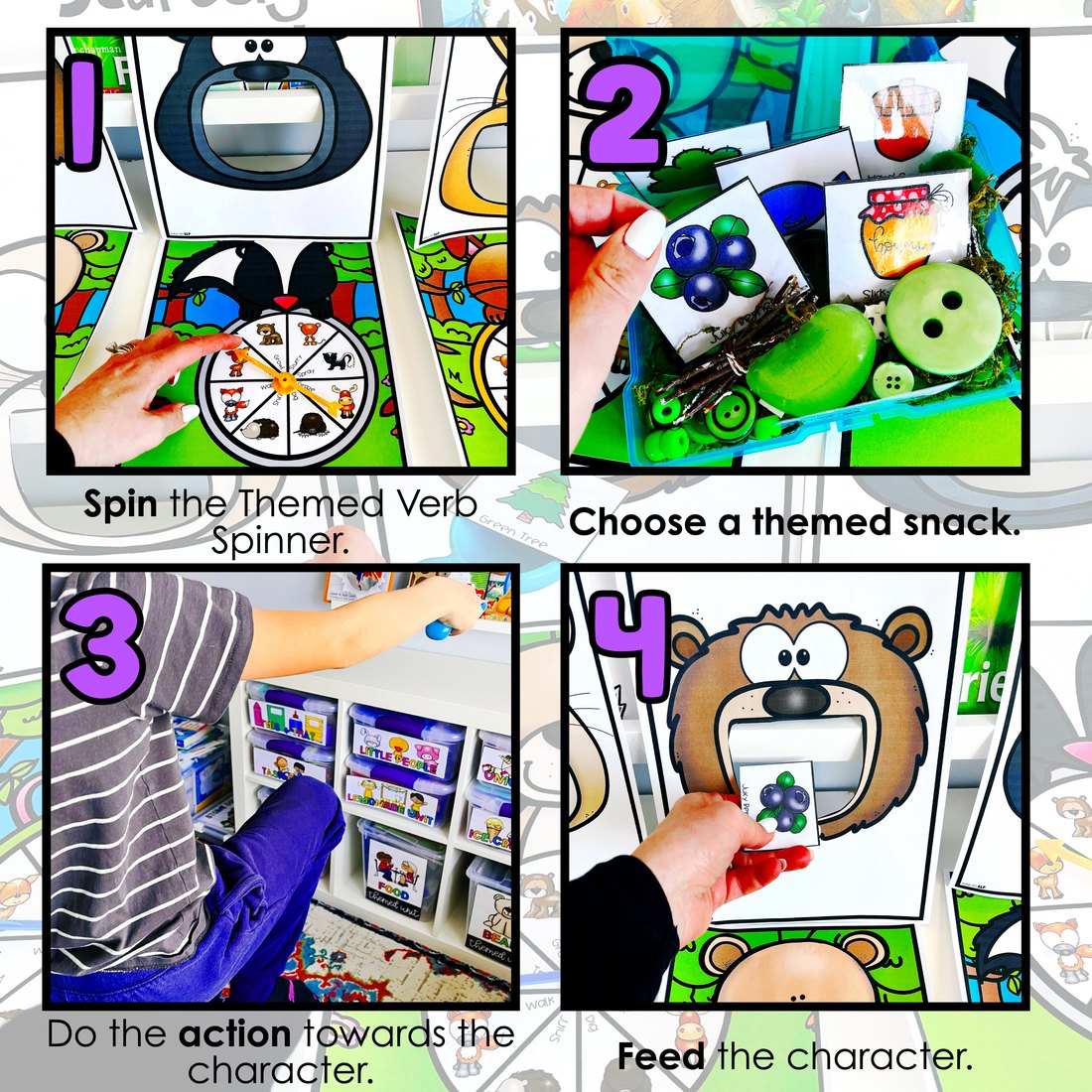 Forest Interactive Feeding Game for speech therapy – image 2
