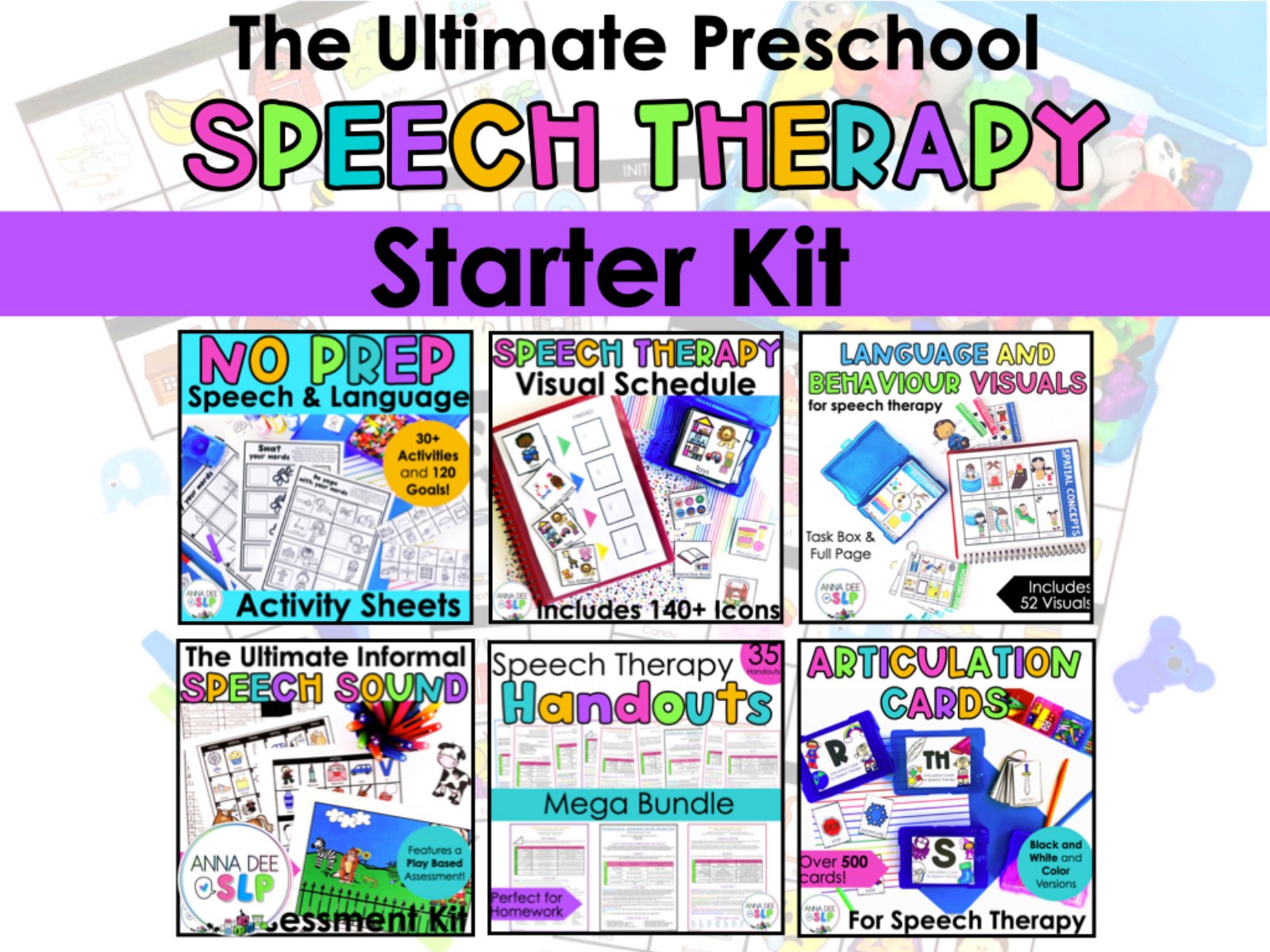 Back to School Activities and Visuals for speech therapy preview page 1