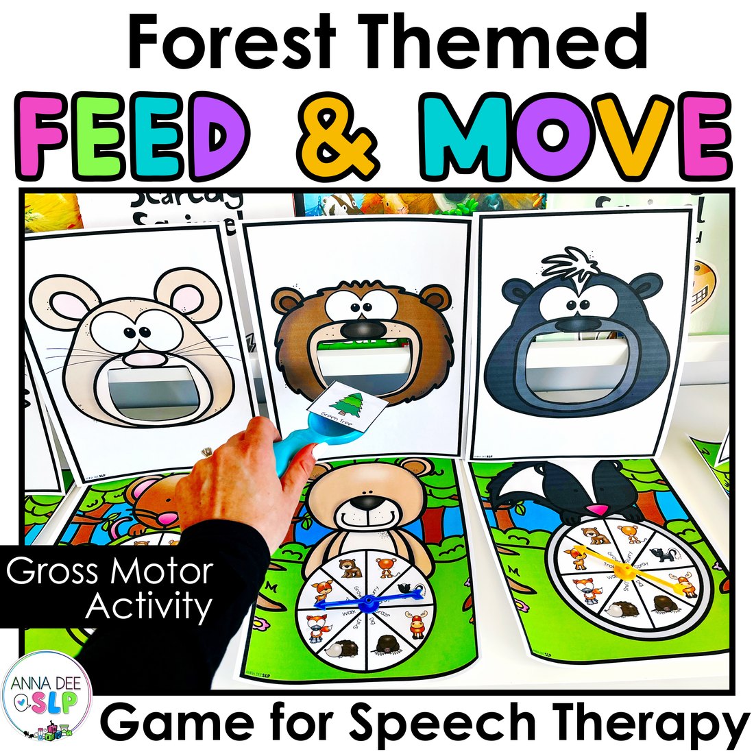 Forest Interactive Feeding Game for speech therapy