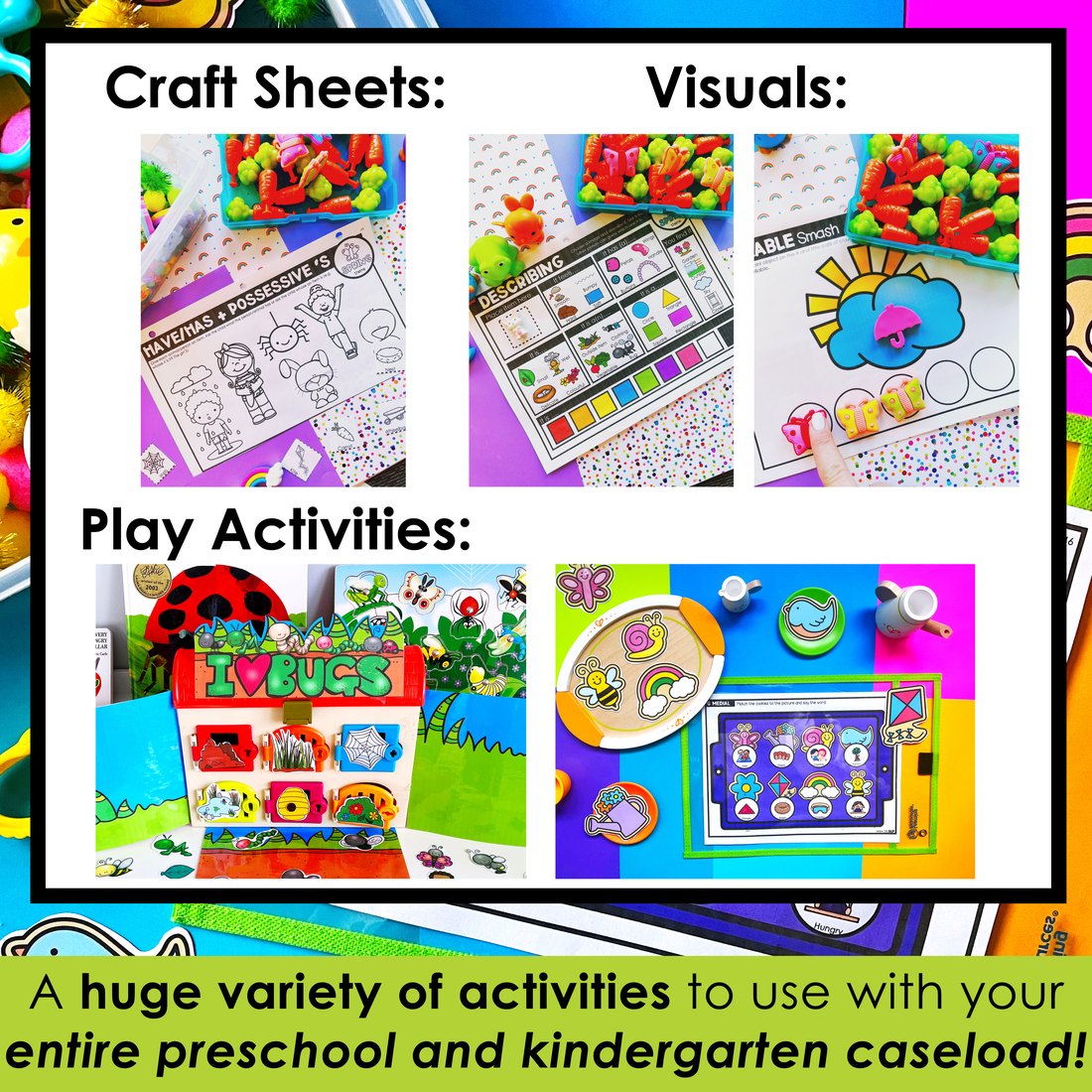 Spring Activities Bundle for speech therapy – image 3