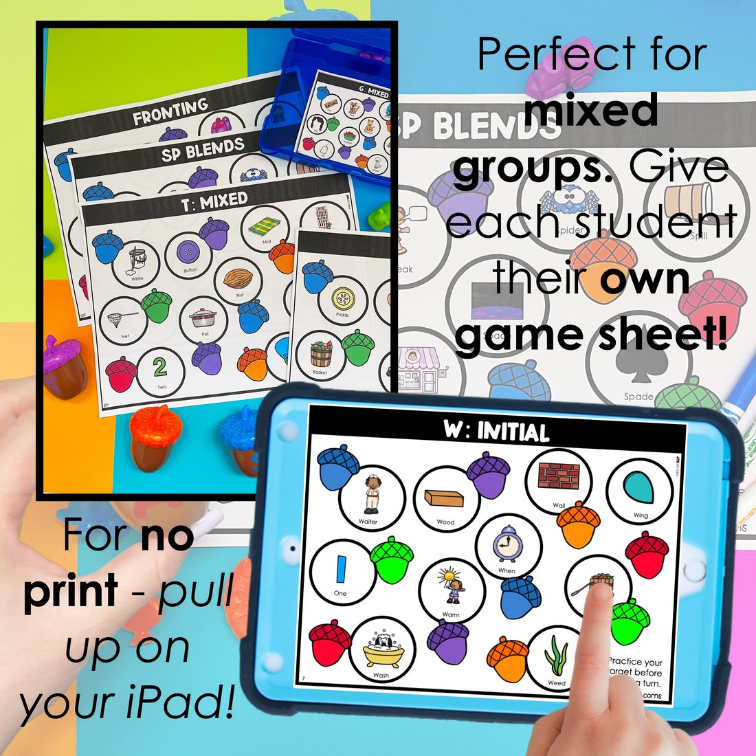 Alphabet Acorns Toy Companion for speech therapy – image 3