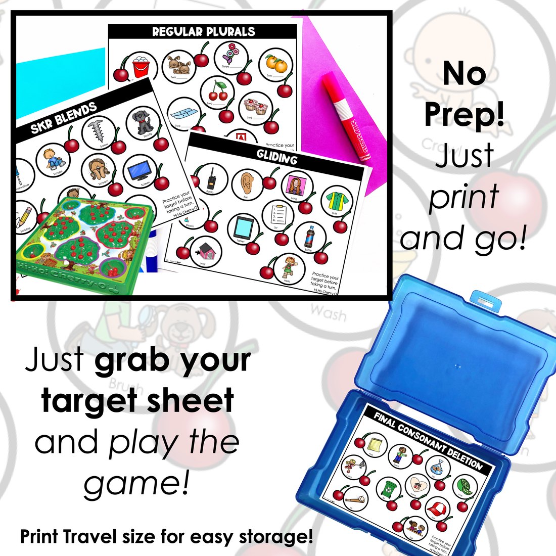 Hi Ho Cherry-O game companion for speech therapy – image 2