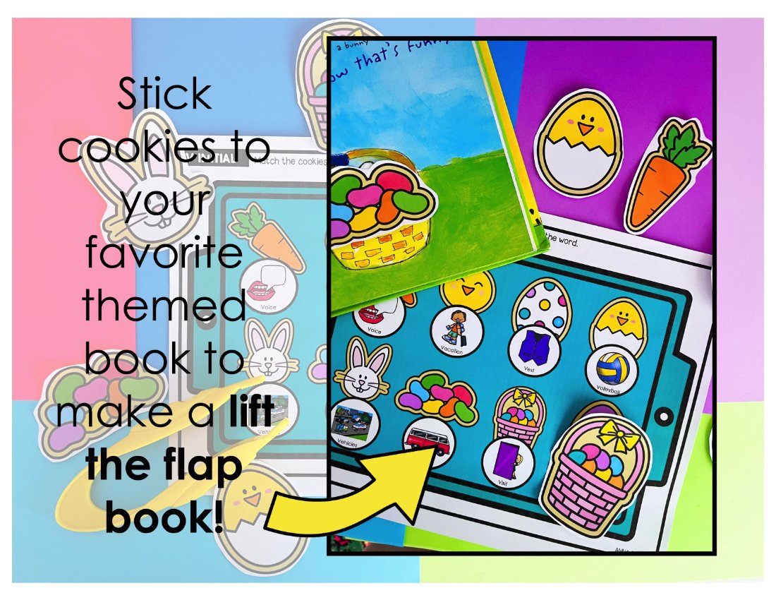 Easter say and play activity for speech therapy preview page 5