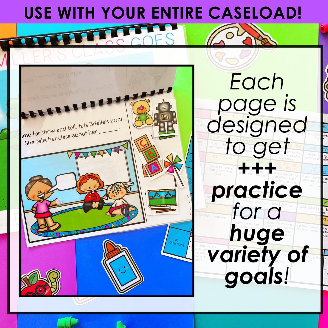 Back to School Interactive Story Book for speech therapy – image 3