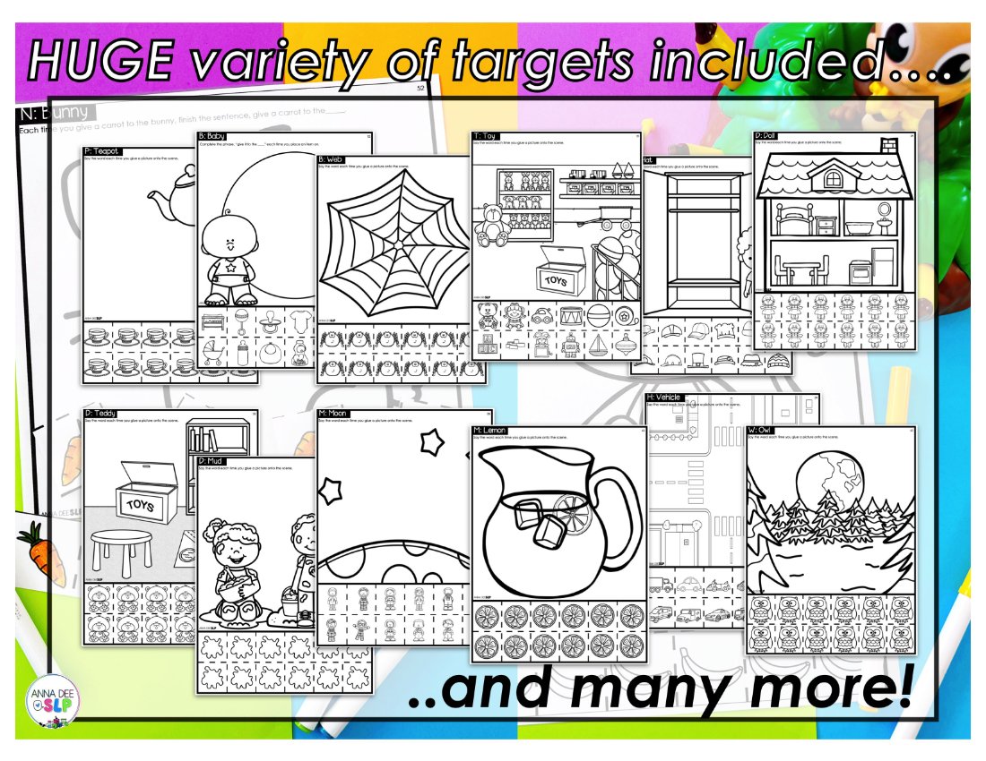Early Sounds Craft Sheets for speech therapy preview page 7