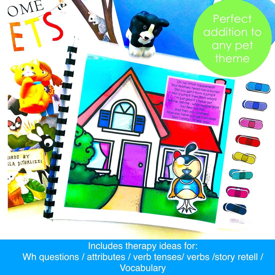 WH Questions Book for speech therapy – image 3