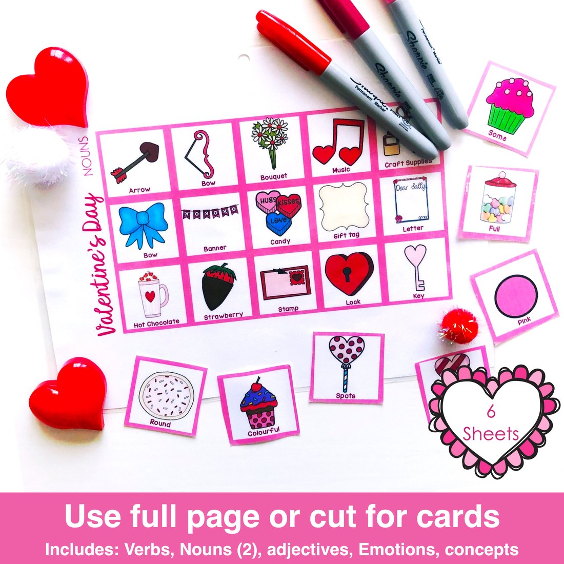 Valentine's Day Visual Supports for speech therapy – image 3