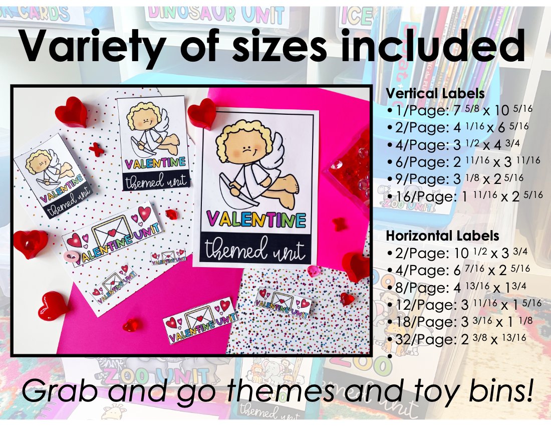 Office Organization Labels for speech therapy preview page 4