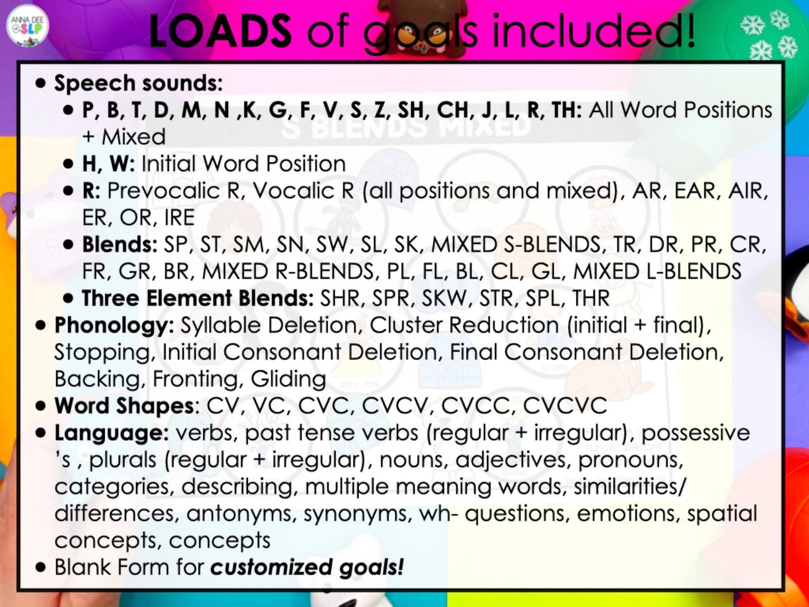 Polar Sort and Seek Toy Companion for speech therapy preview page 7