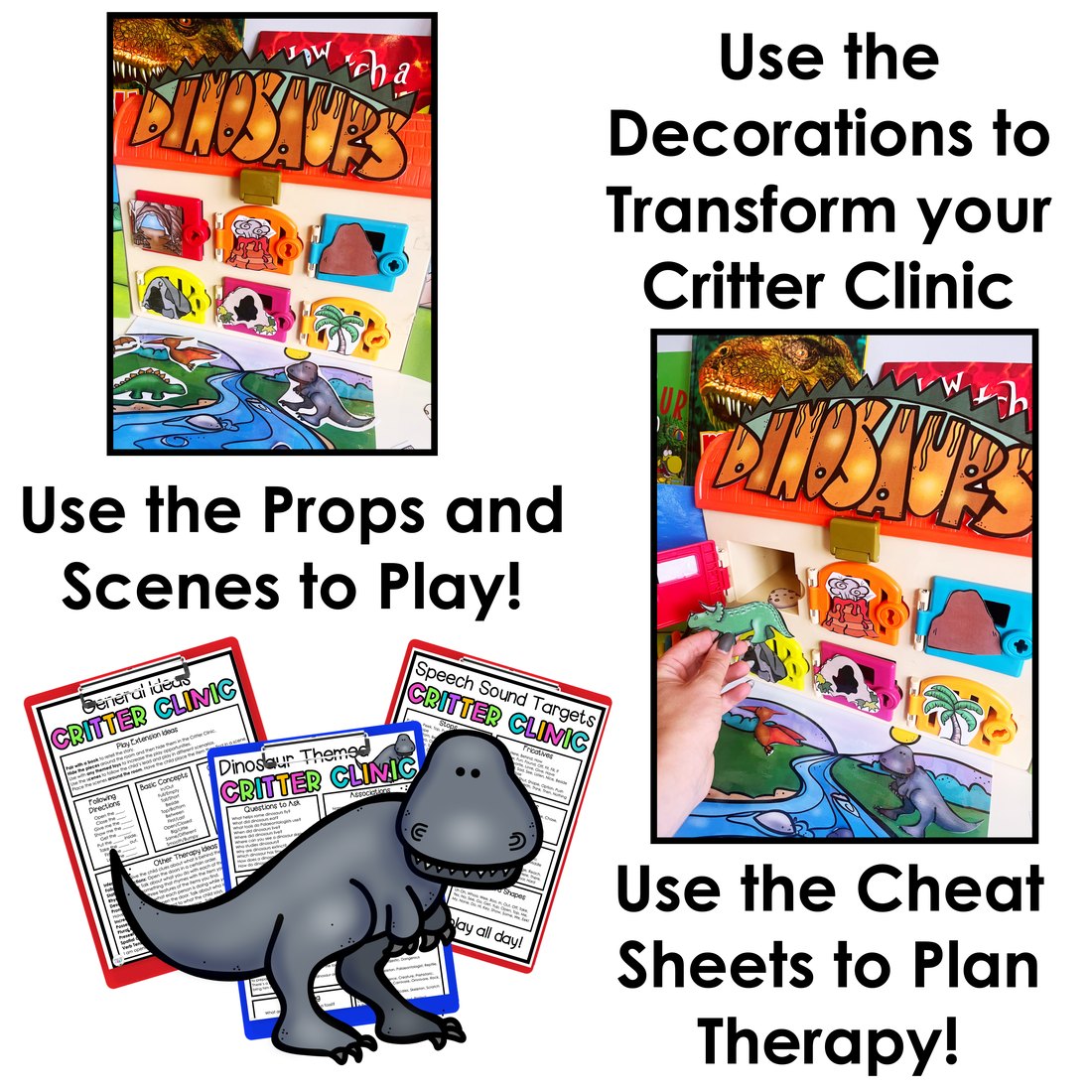 Dinosaur Critter Clinic speech therapy toy companion – image 2