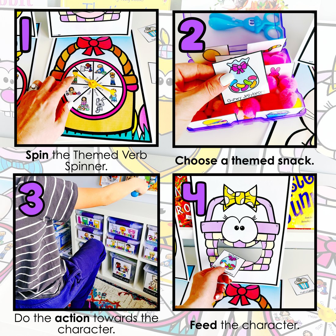 Easter Interactive Feeding Game for speech therapy – image 2