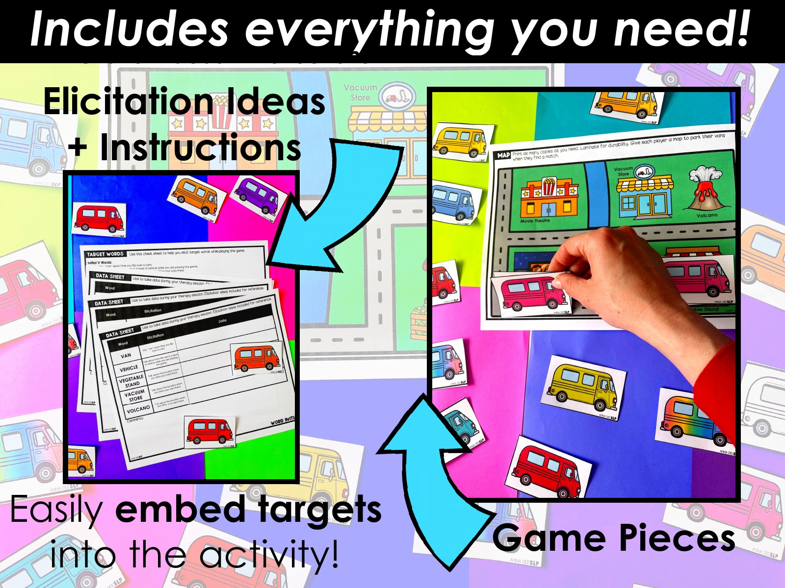 V Articulation Game for speech therapy preview page 3