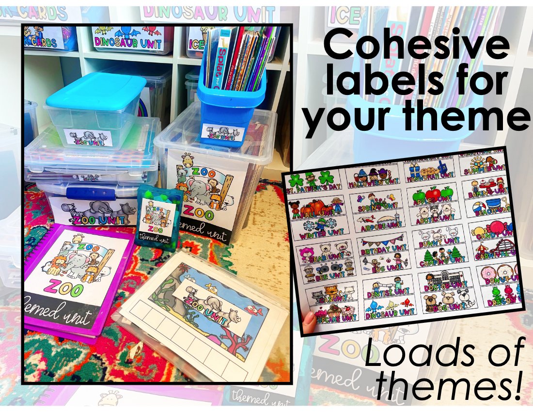 Office Organization Labels for speech therapy preview page 2