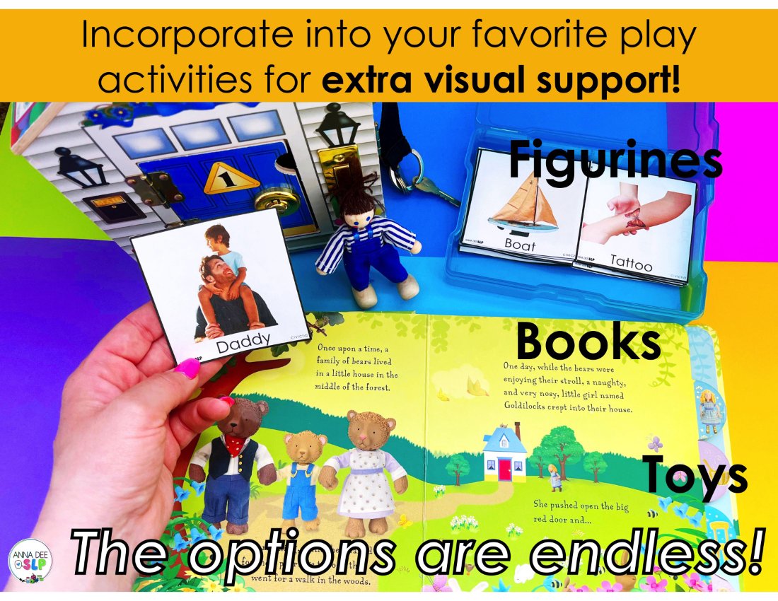 Apraxia Word List and Photo Drill Cards for speech therapy preview page 6