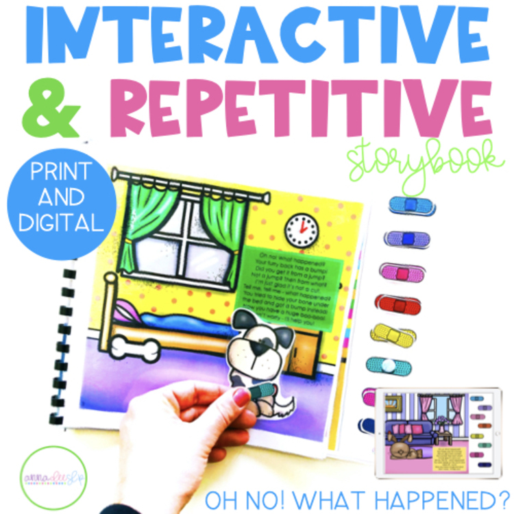 WH Questions Book for speech therapy