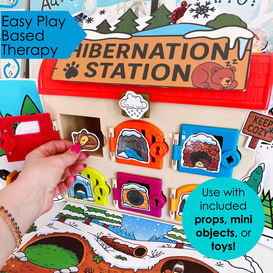 Hibernation Critter Clinic speech therapy toy companion – image 2