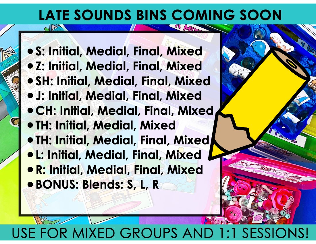 Articulation Sensory Bins BUNDLE for speech therapy preview page 10