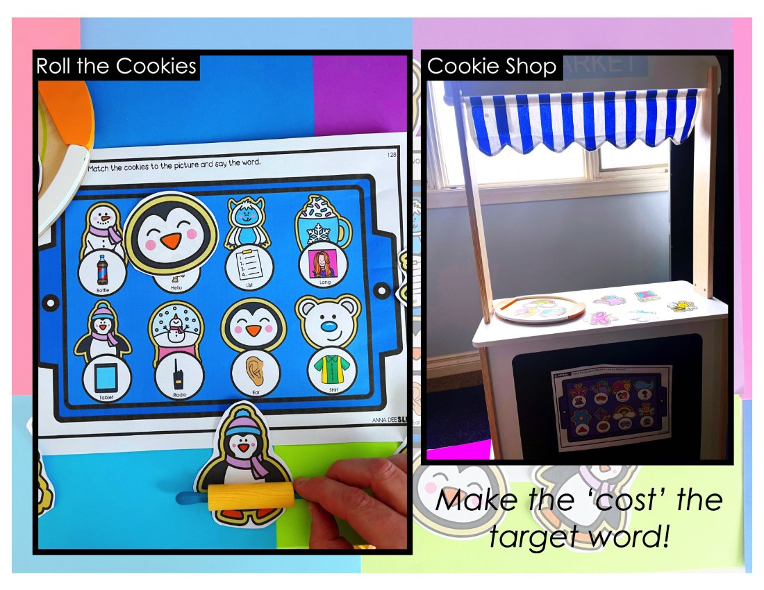 Winter say and play activity for speech therapy preview page 4