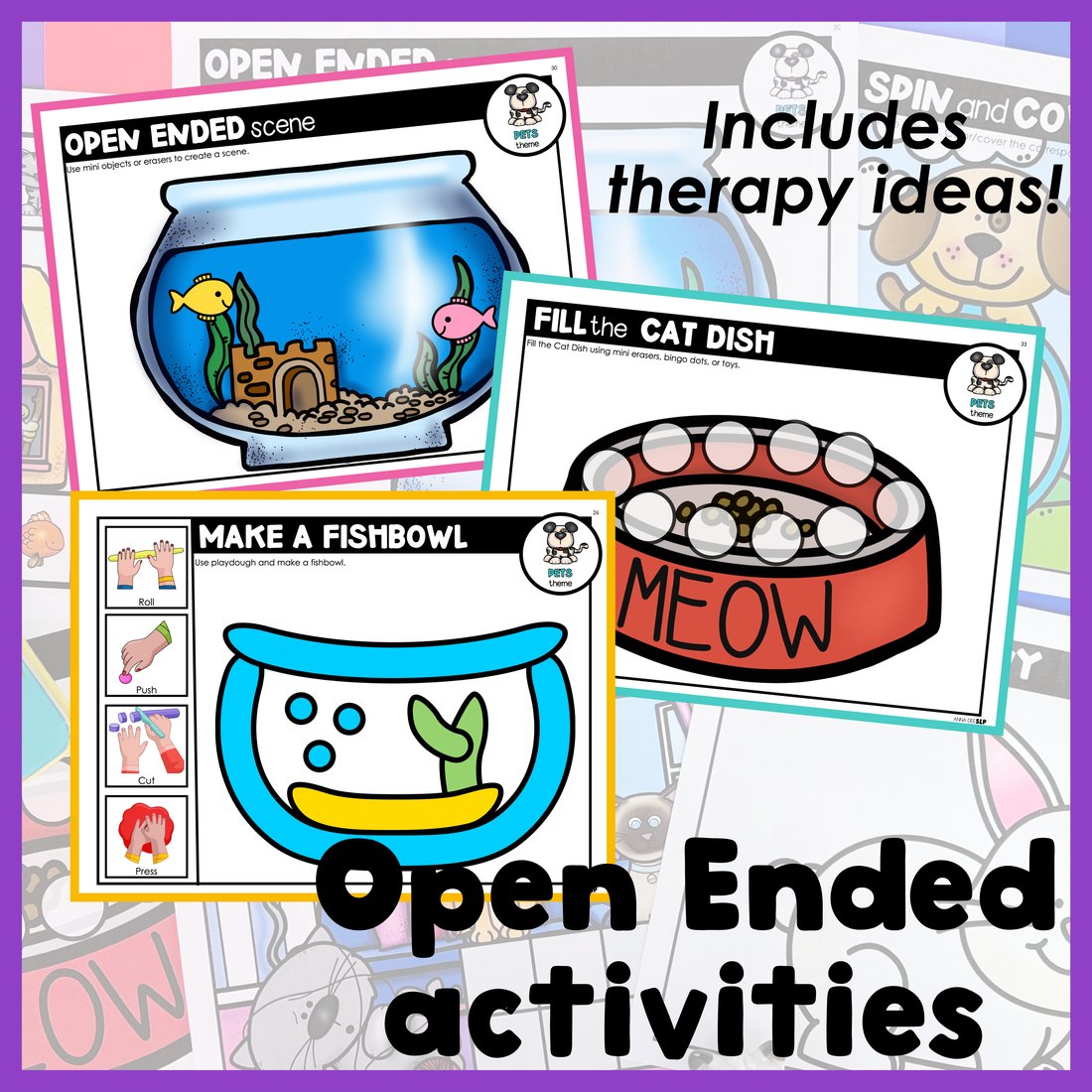 Pet Activities and Worksheets for speech therapy – image 3
