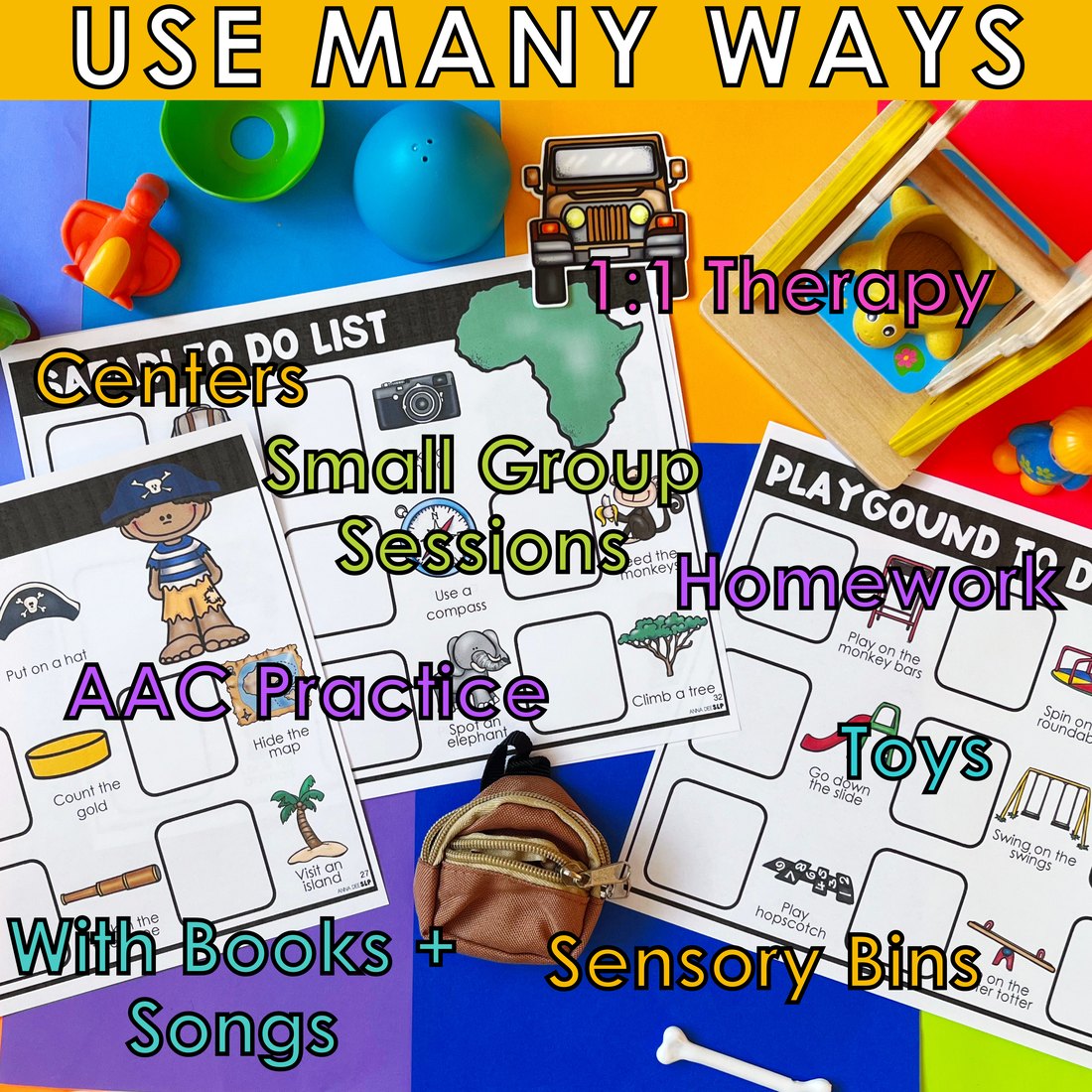 Pretend Play Visual Supports for speech therapy – image 3