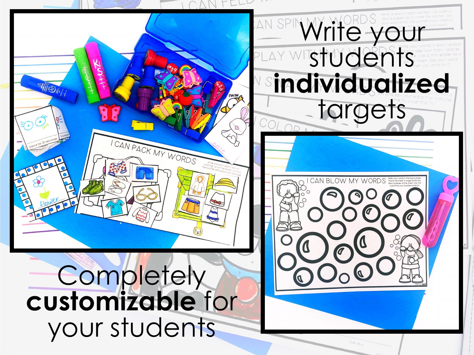 Articulation, Phonology and Apraxia Activity Binder for speech therapy preview page 2