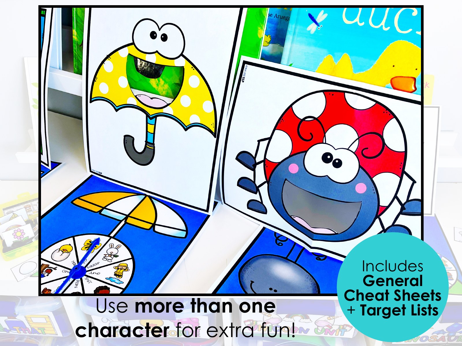 Spring Interactive Feeding Game for speech therapy preview page 4