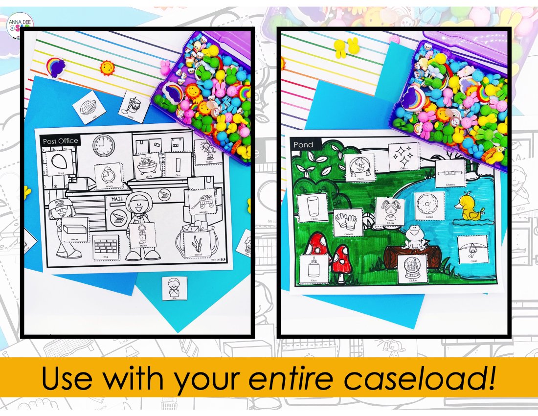 Interactive Craft Scenes for speech therapy preview page 4