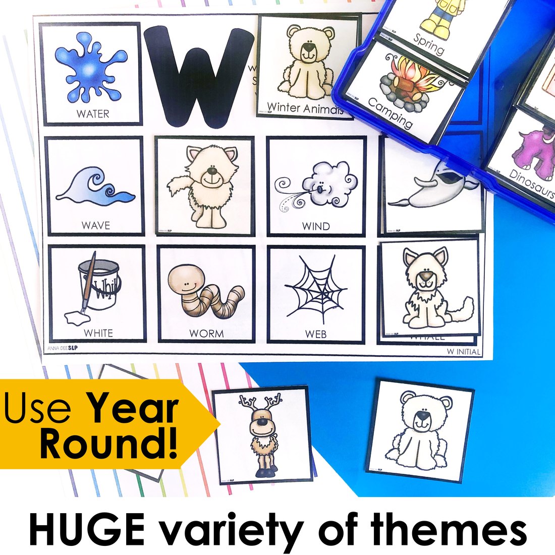 Year Round Articulation Activity for speech therapy – image 3