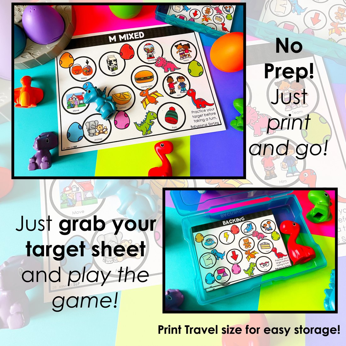 Babysaurs Sorting Toy Companion for speech therapy – image 2
