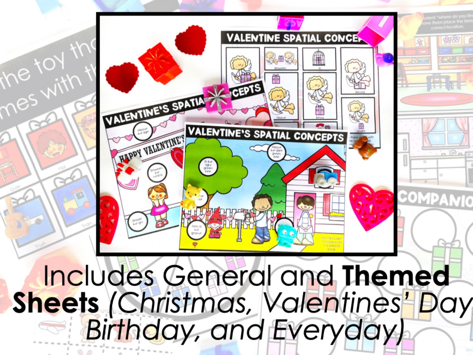 Counting Surprise Presents Toy Companion for speech therapy preview page 5