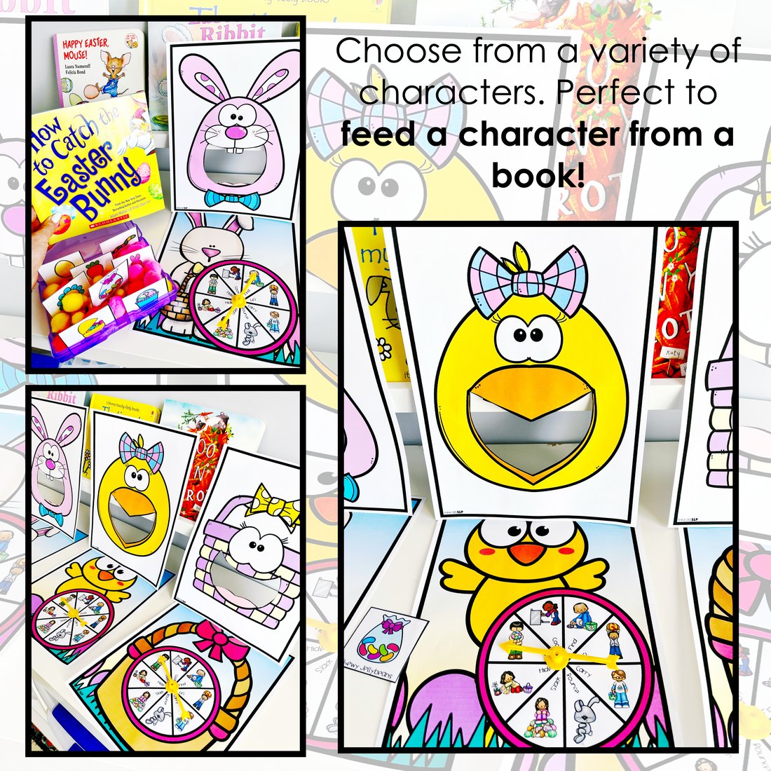 Easter Interactive Feeding Game for speech therapy – image 3